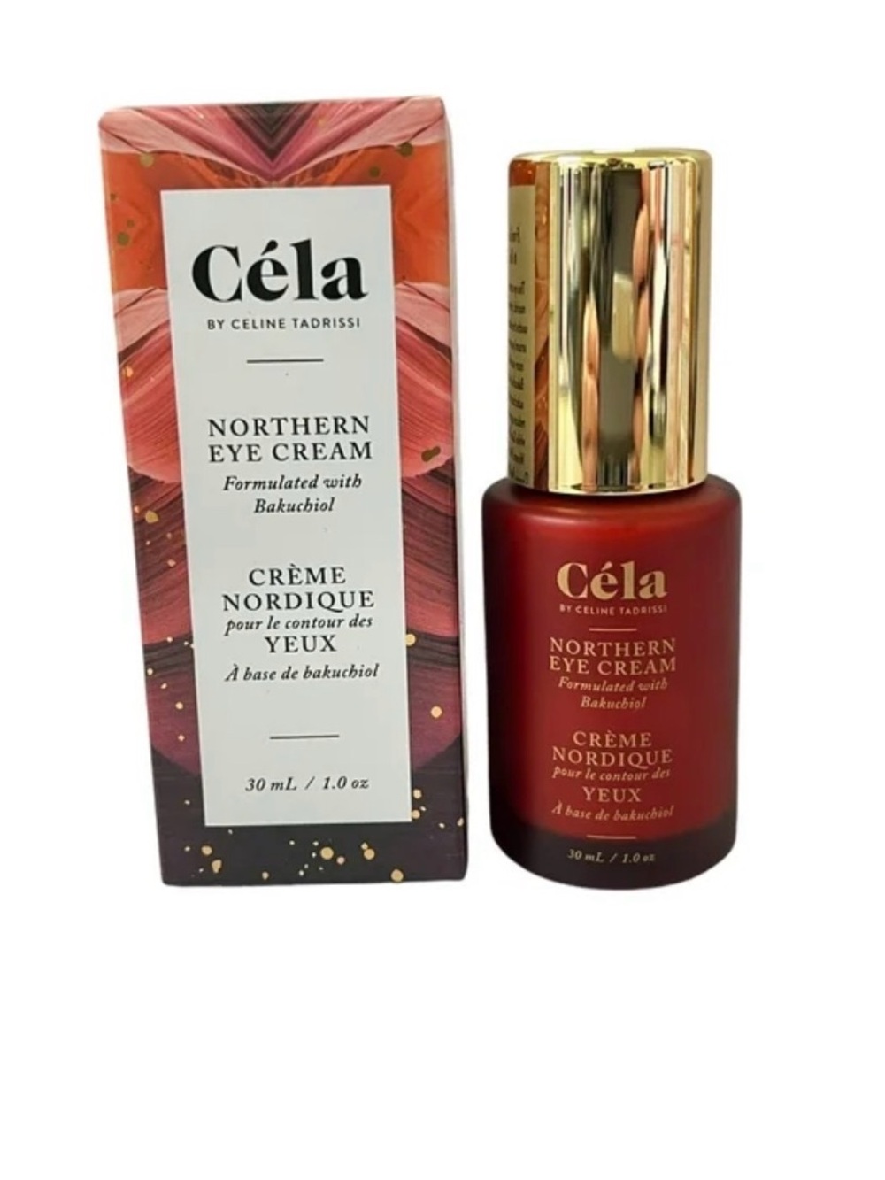 Nib new in box Northern Eye Cream - Bakuchiol Eye Treatment in Deep Red